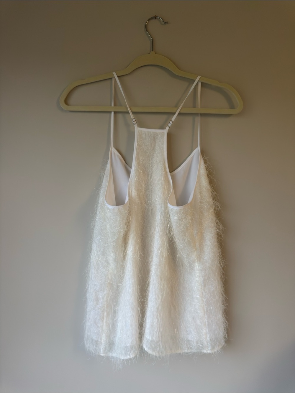 J. Crew White Fuzzy Camisole - Picture 3 of 3